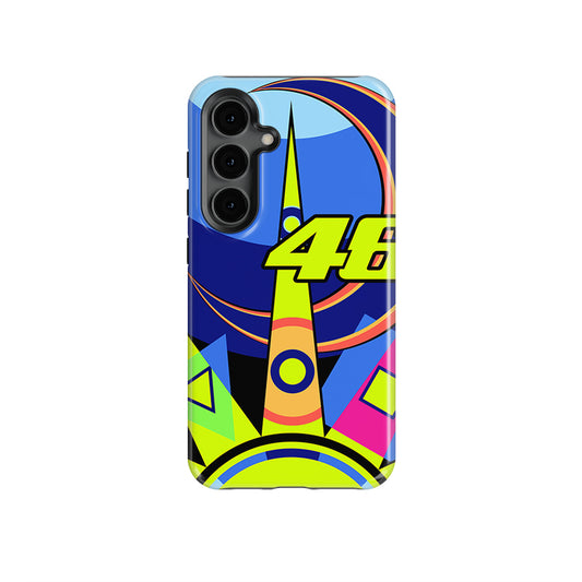 Valentino Rossi Sun And Moon 2016 Helmet Livery Phone Case - Samsung Models