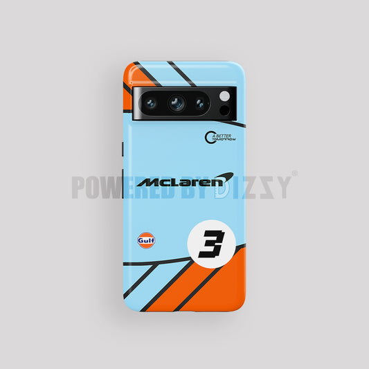 Formula 1 McLaren Gulf Livery Daniel Ricciardo Google Phone Case