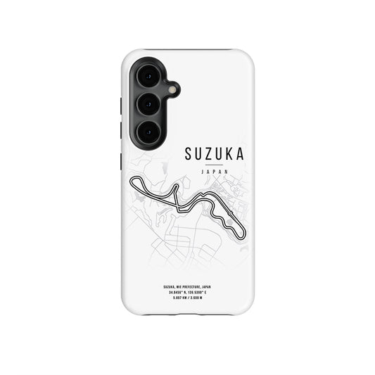 Suzuka Track Map Samsung Case – A Tribute to F1's Racing Legacy