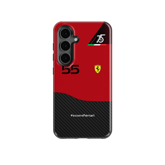 Legendary F1-75 Sainz Ferrari Case – Samsung Galaxy-Compatible