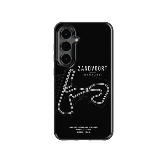 Zandvoort F1 Track Map Samsung Phone Case