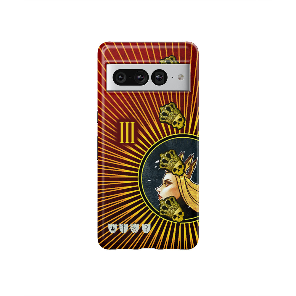 DIZZY CSGO CS2 piel M4A4 | Funda para iPhone The Emperor: Reina Suprema con estilo y protección