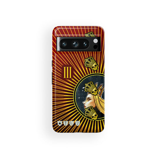 DIZZY CSGO CS2 piel M4A4 | Funda para iPhone The Emperor: Reina Suprema con estilo y protección