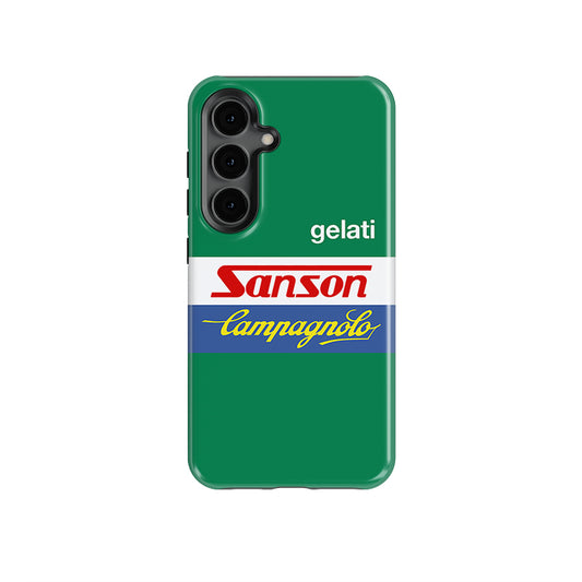 Coque de téléphone Tadej Pogacar 2024 Giro d'Italia en maillot rose par DIZZY