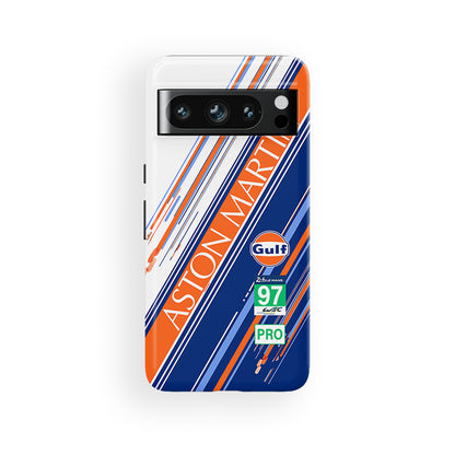 Aston Martin V8 Vantage GTE 2013 24 Horas de Le Mans Livery Funda para teléfono Google