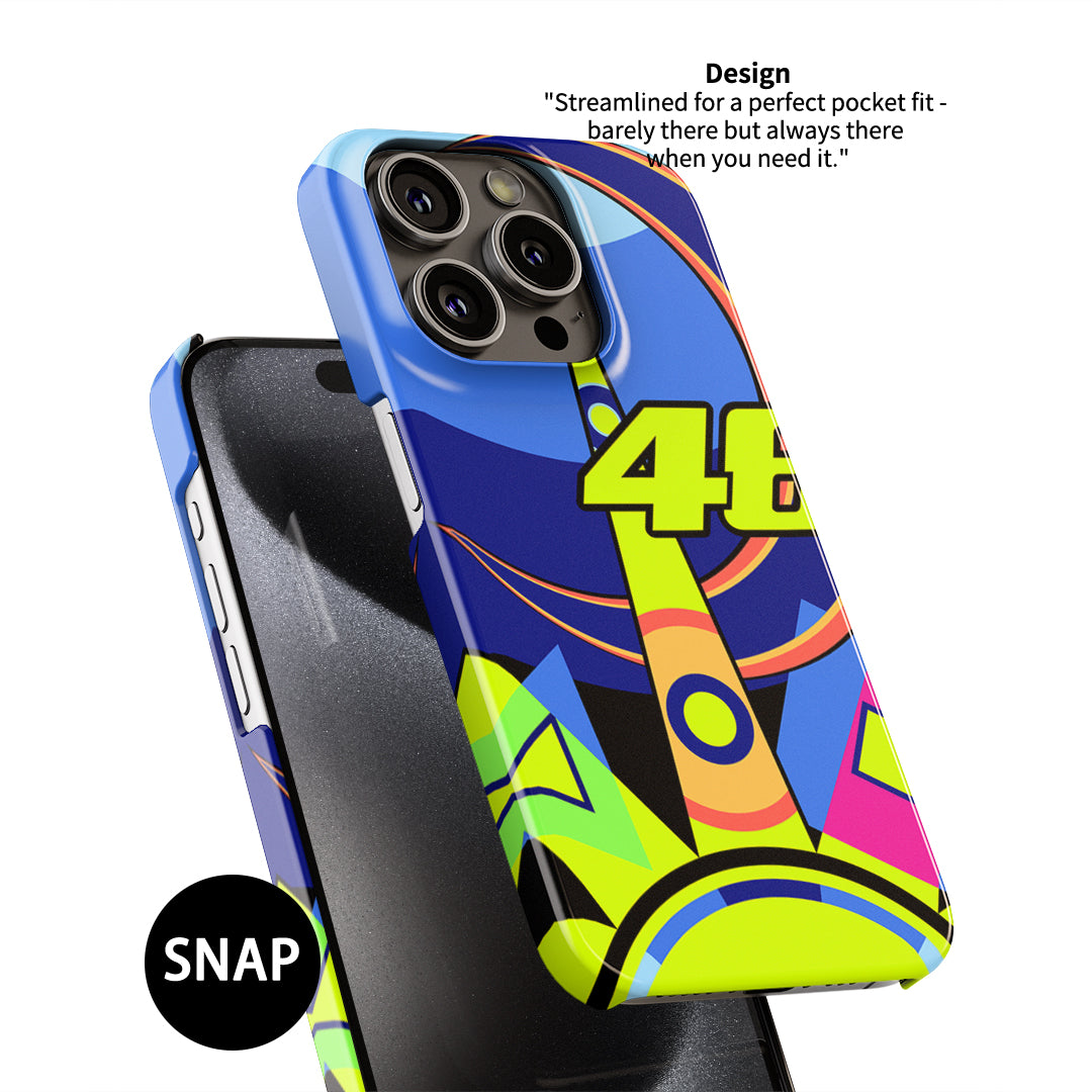 Funda para teléfono con casco Valentino Rossi Winter Test Sepang 2020 de DIZZY