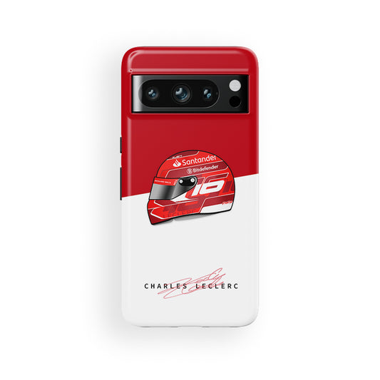 Charles Leclerc 2024 Grand Prix Helmet - Other Models Phone Case