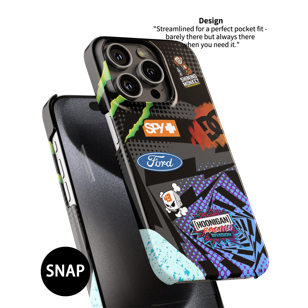 Sleek Stylish Ken Block Gymkhana Livery Phone Case TOUGH SAMSUNG Flip