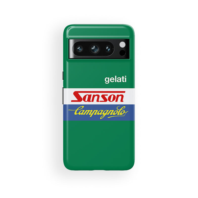 Gelati Sanson Campagnolo Phone Case: Vintage Cycling Style