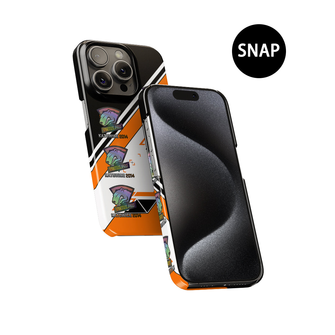 CS / CS2 Phone Case - AK-47 | Asiimov with 4x Virtus.Pro (Holo) Katowice 2014 by DIZZY CASE