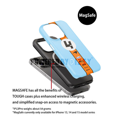 McLaren Gulf Livery Lando Norris LN04 Coque Pour Téléphones