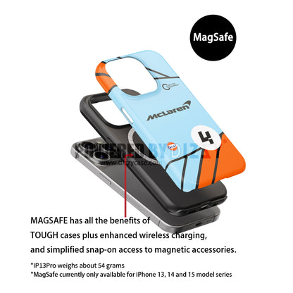 McLaren Gulf Lando Norris 4 Formula 1 Livery Phone Case