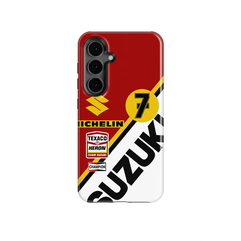 Funda para teléfono Samsung con librea Yamaha MotoGP 2024 de DIZZY