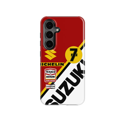 Coque de téléphone Samsung avec livrée Yamaha MotoGP 2024 par DIZZY