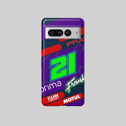 Ducati MotoGP 2024 Franco Morbidelli 21 Livery Google Phone Case by DIZZY