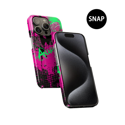 CS / CS2 iPhone Case - AK-47 | Neon Revolution with 4x ropz Krakow 2017 Stickers by DIZZY CASE