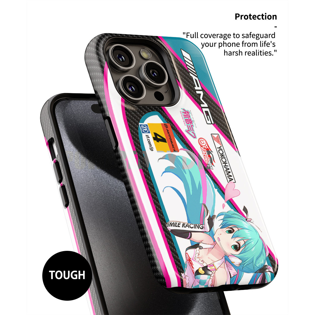 Goodsmile Hatsune Miku SUPER GT 2019 Phone Case: Bold Style & Protection