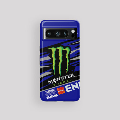 Yamaha MotoGP 2024 Livery Google Phone Case by DIZZY