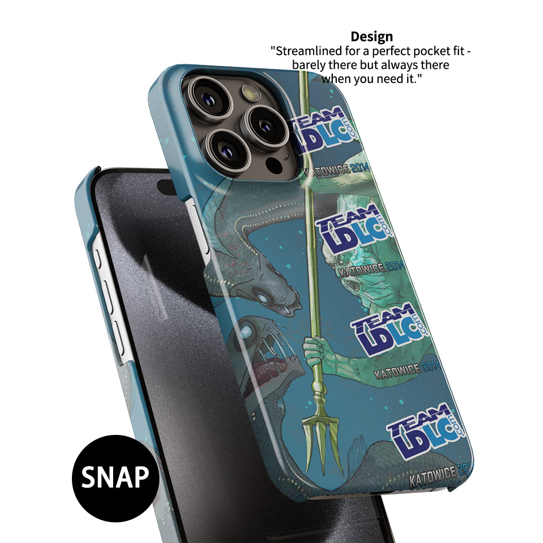 CSGO / CS2 - M4A4 | Poseidon Skin | Team LDLC.com | Katowice 2014 Sticker Phone Case