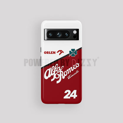 Alfa Romeo F1 Team Orlen C42 livery Guanyu Zhou Google Phone case