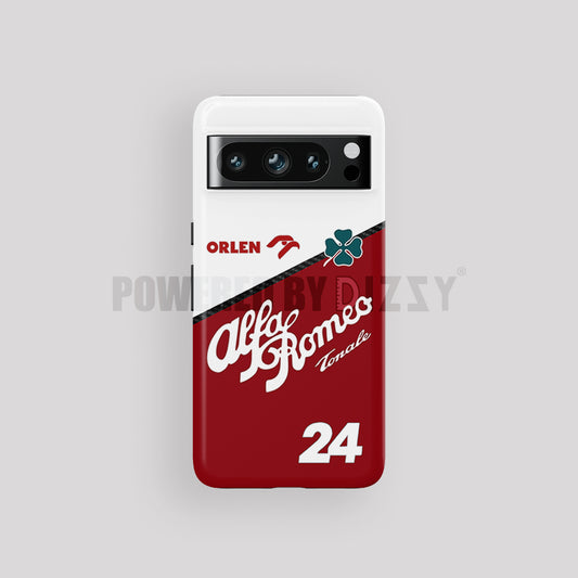 Alfa Romeo F1 Team Orlen C42 livery Guanyu Zhou Google Phone case
