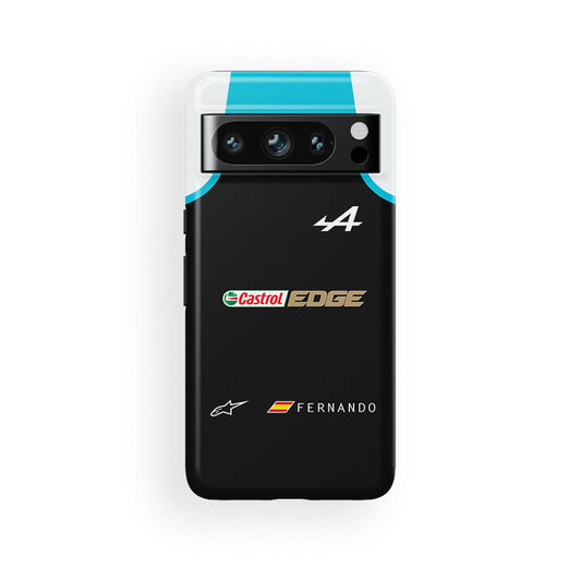 Fernando Alonso Racing Case - Compatible with Google & More