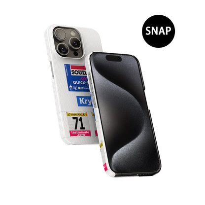 Remco Evenepoel White Jersey Best Young Rider Phone Case by DIZZY