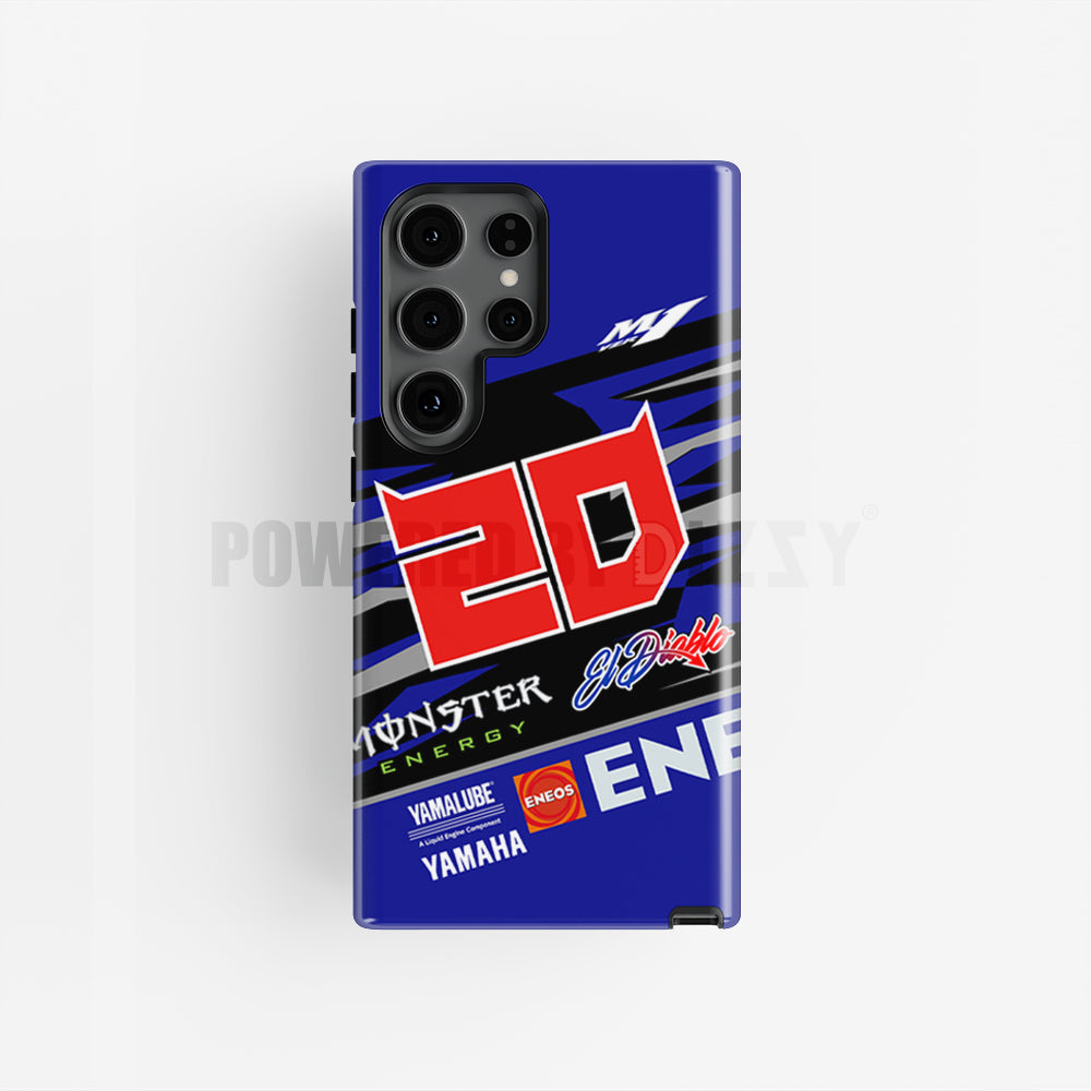 Fabio Quartararo #FQ20 Yamaha MotoGP 2024 Livery SAMSUNG Phone Case by DIZZY