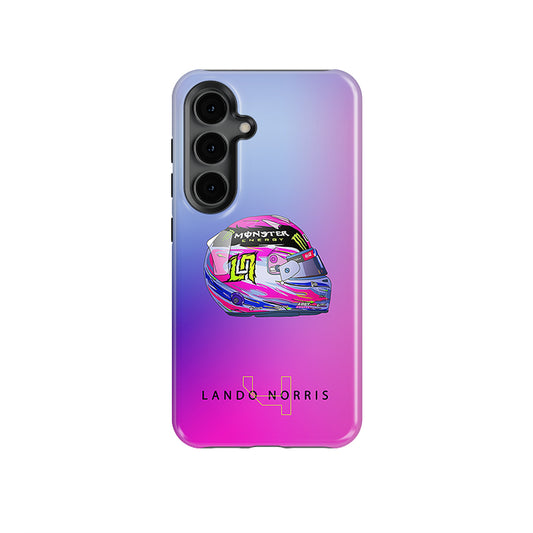 Lando Norris 2024 Japanese Grand Prix Helmet Case - For Samsung Galaxy