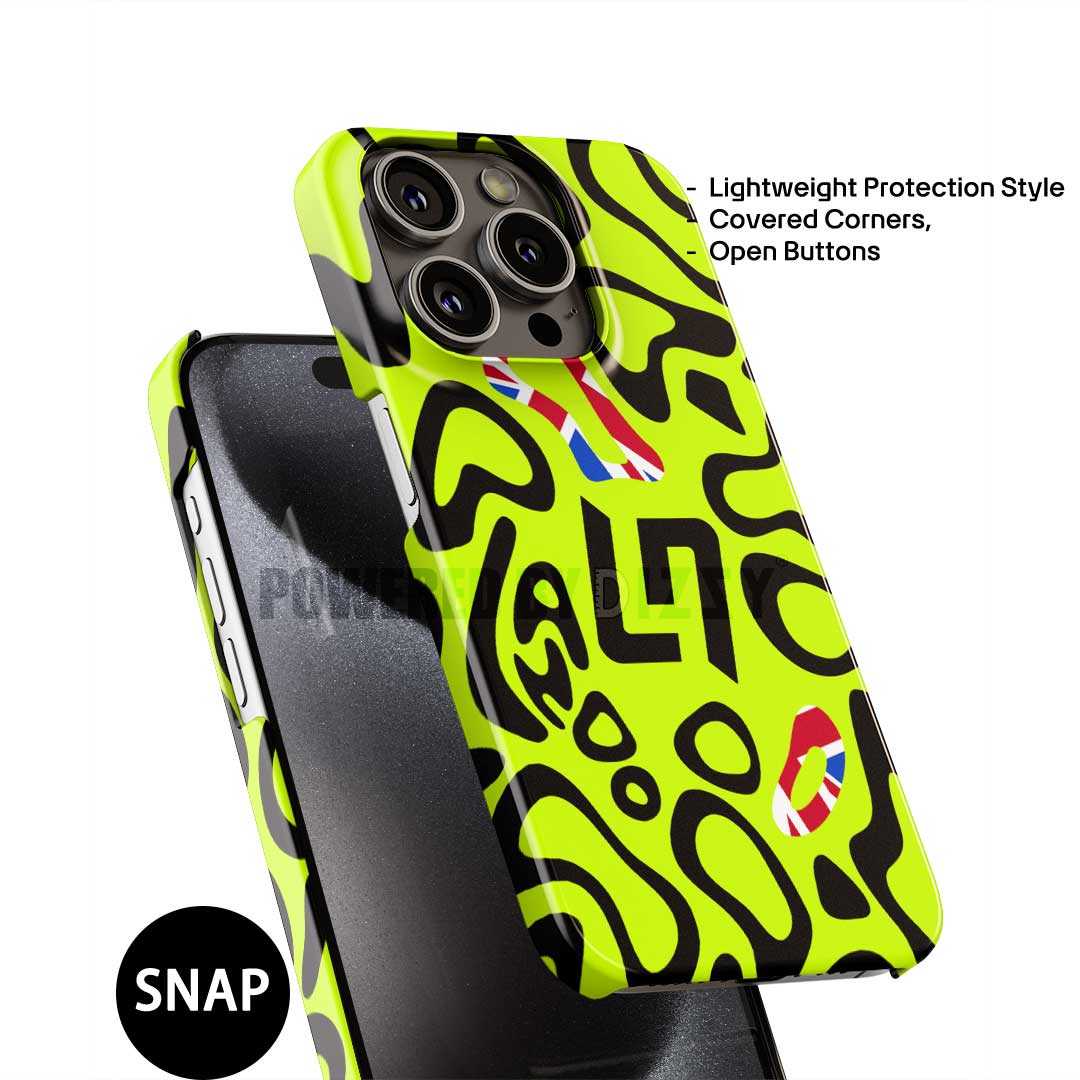 Funda para teléfono Tadej Pogacar 2024 Dual Triumph en jersey amarillo y rosa de DIZZY