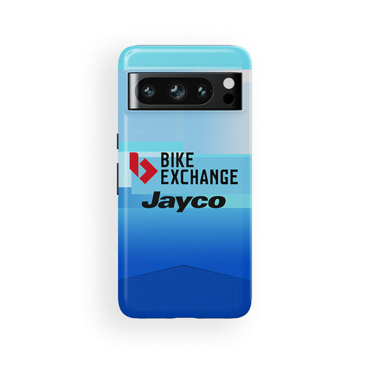 2022 EQUIPO BIKEEXCHANGE-JAYCO Ciclismo Jersey librea Funda para teléfono Google