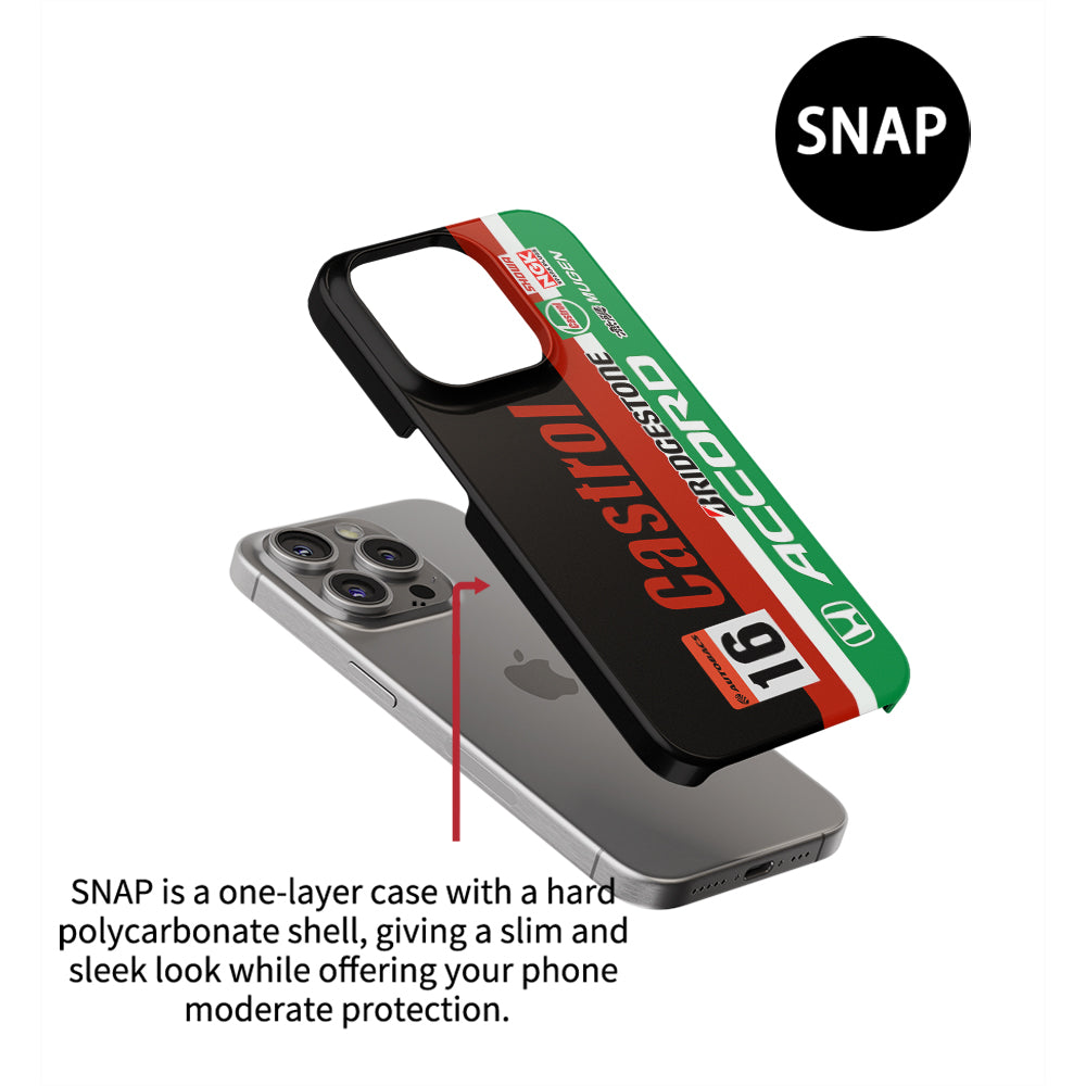 Honda Castrol MUGEN NSX JGTC Phone Case – Racing Passion on Your Phone