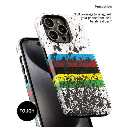 Cyclocross Rainbow CX Mathieu Vanderpoel Mud Design Phone Case