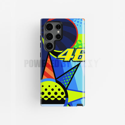 Valentino Rossi Winter Test Sepang 2020 Helmet SAMSUNG Phone Case by DIZZY