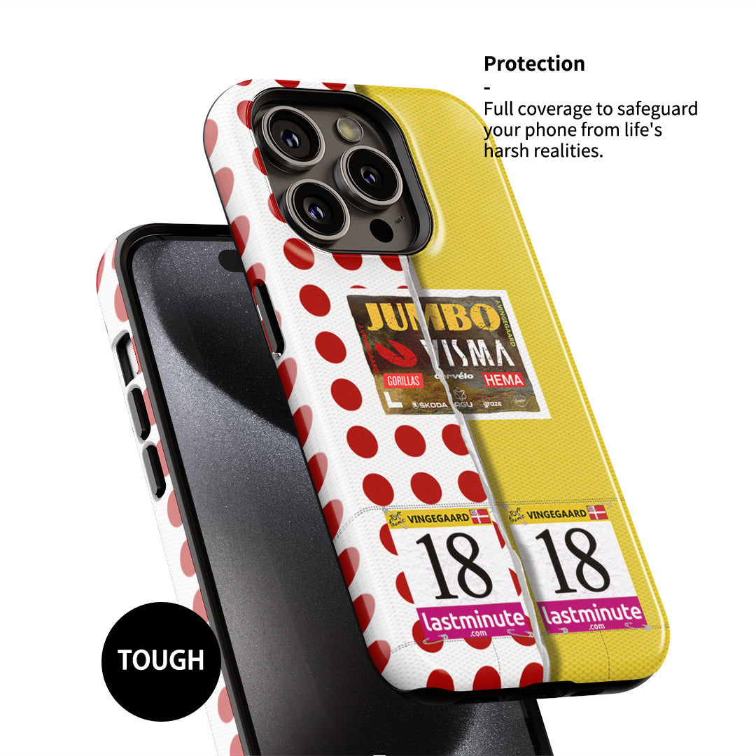 Coque de téléphone Tadej Pogacar 2024 Giro d'Italia en maillot rose par DIZZY