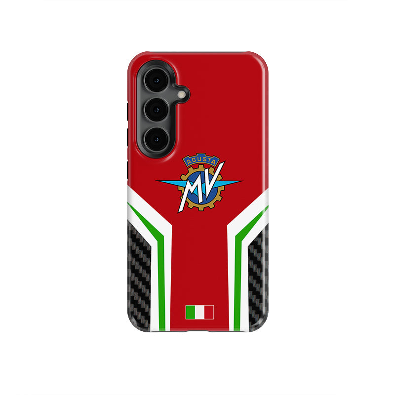 Coque de téléphone Samsung avec livrée Yamaha MotoGP 2024 par DIZZY