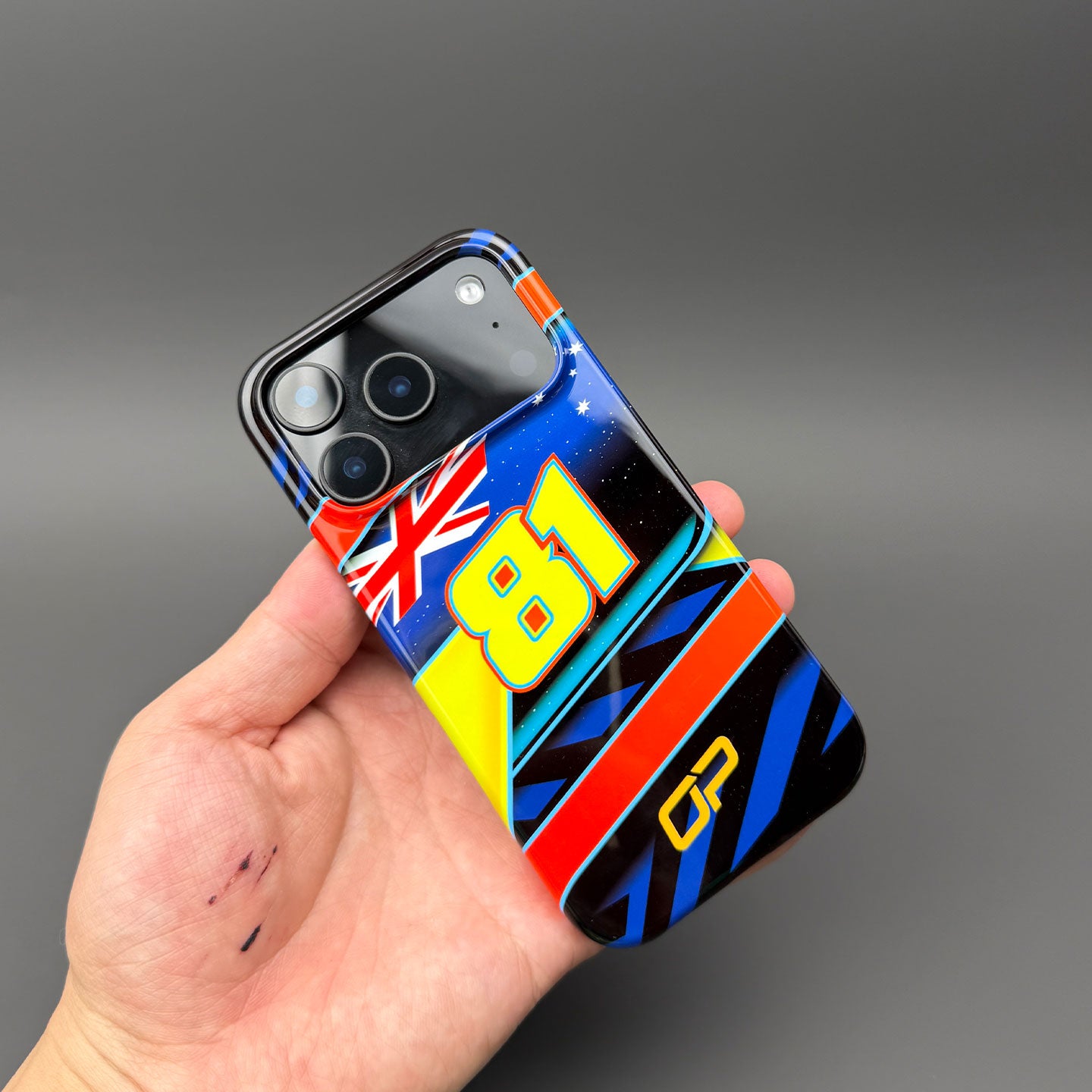 Oscar Piastri #81 Helmet Livery Phone Case | McLaren F1 2026 Edition for Samsung Galaxy