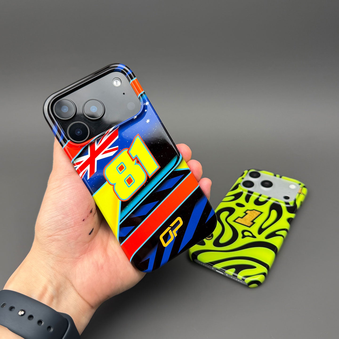 Oscar Piastri #81 Helmet Livery Phone Case | McLaren F1 2026 Edition for Samsung Galaxy