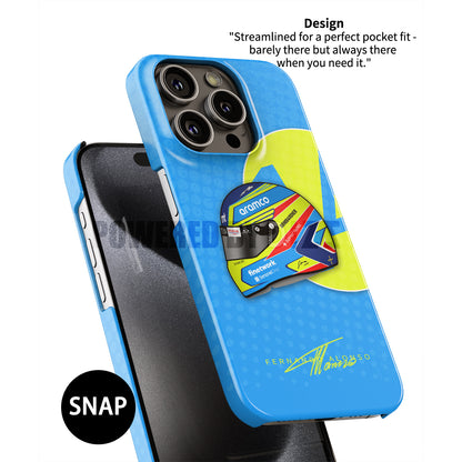 Universal Fit Racing Spirit: Alonso 2023 Helmet Phone Case