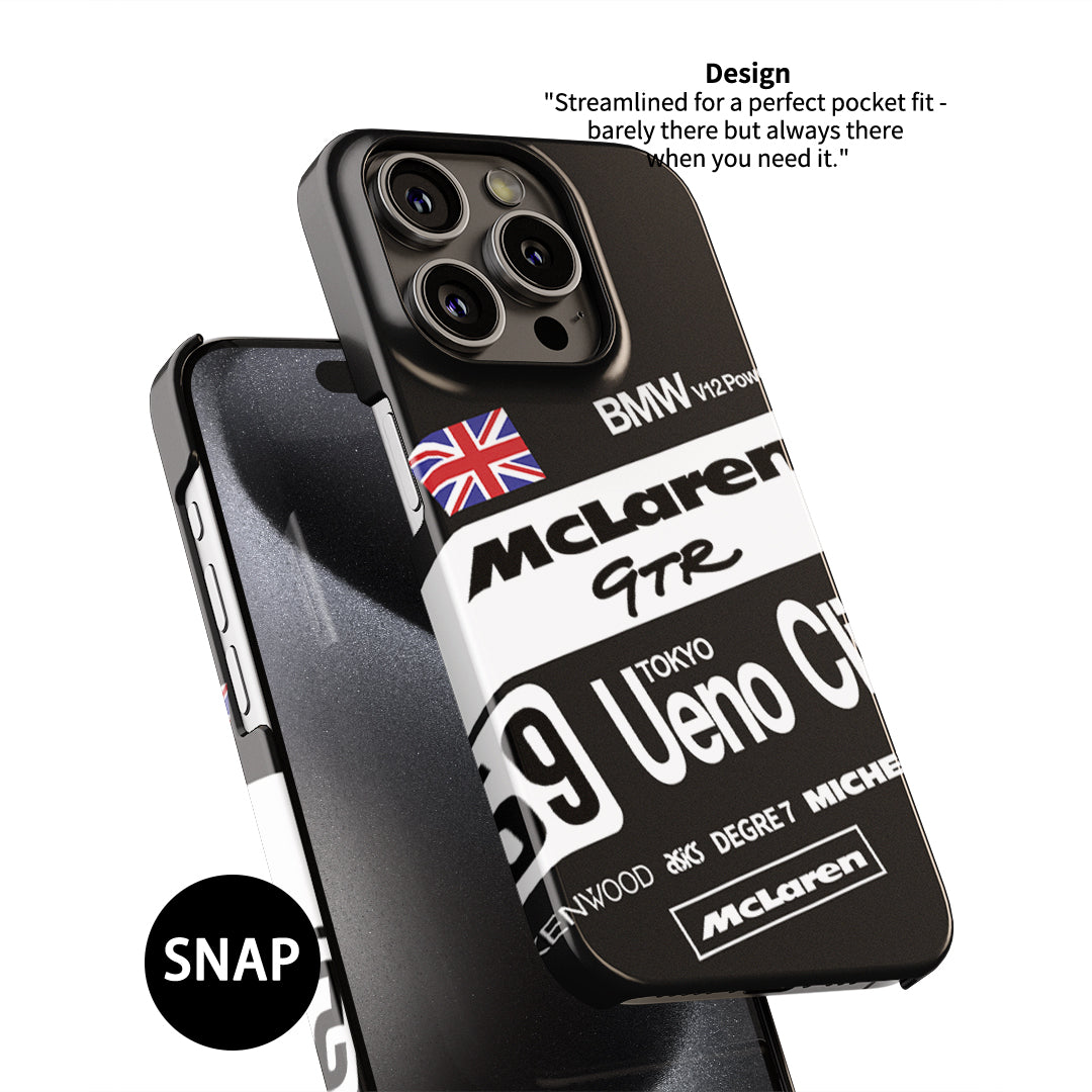 Legendary McLaren F1 GTR Le Mans 1995 Livery Phone Case by DIZZY