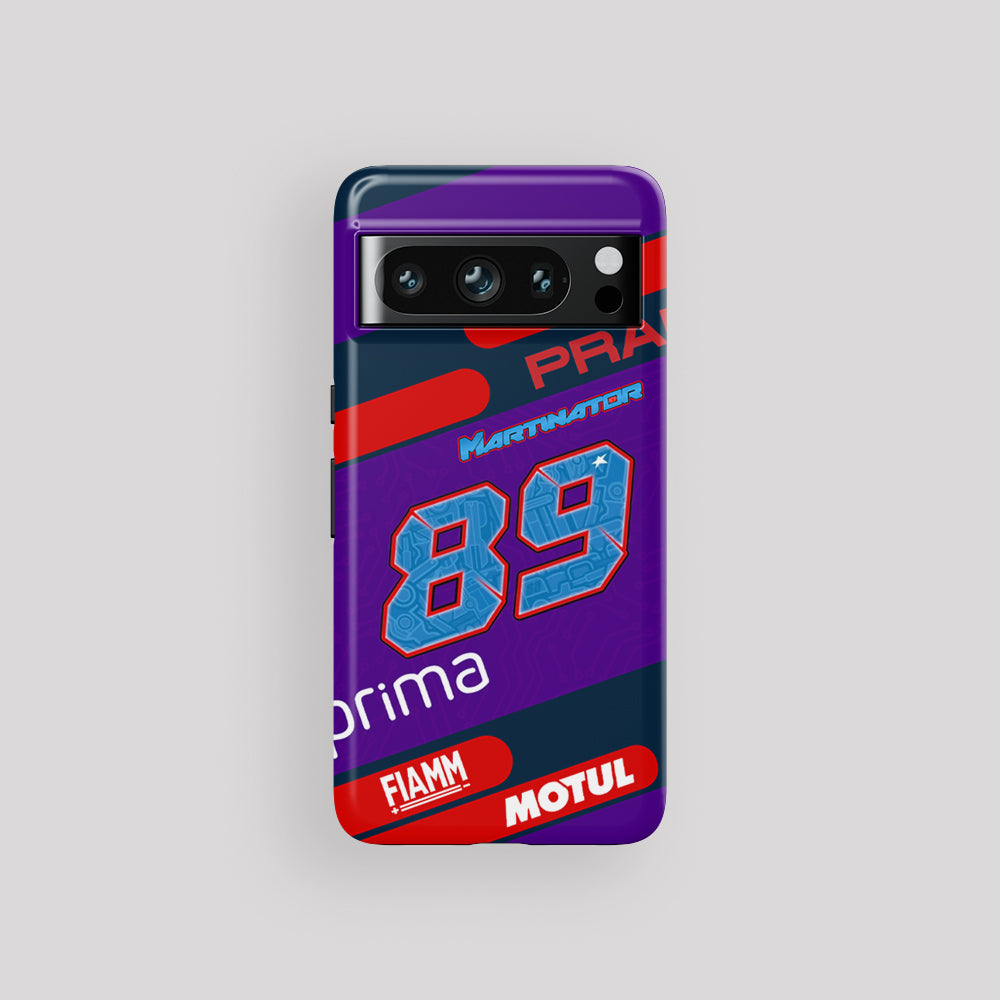 Ducati MotoGP 2024 Jorge Martin 89 Livery Google Phone Case by DIZZY