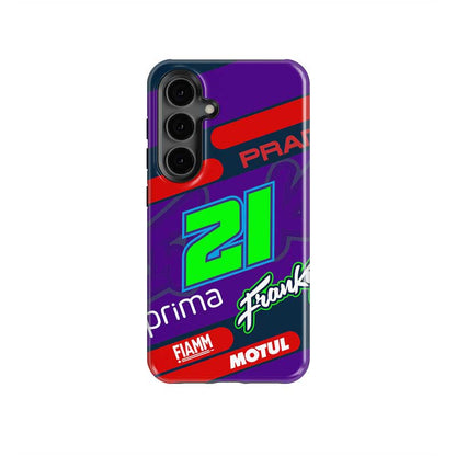 Coque de téléphone SAMSUNG Ducati MotoGP 2024 Franco Morbidelli 21 par DIZZY