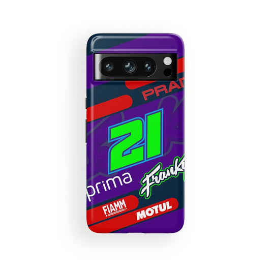 Coque de téléphone Google avec livrée Ducati MotoGP 2024 Franco Morbidelli 21 par DIZZY