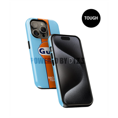 Unleash the Racing Legend: Gulf Racing Livery Phone Case