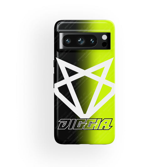 Coque de téléphone Tadej Pogacar 2024 Dual Triumph jaune et rose en jersey par DIZZY