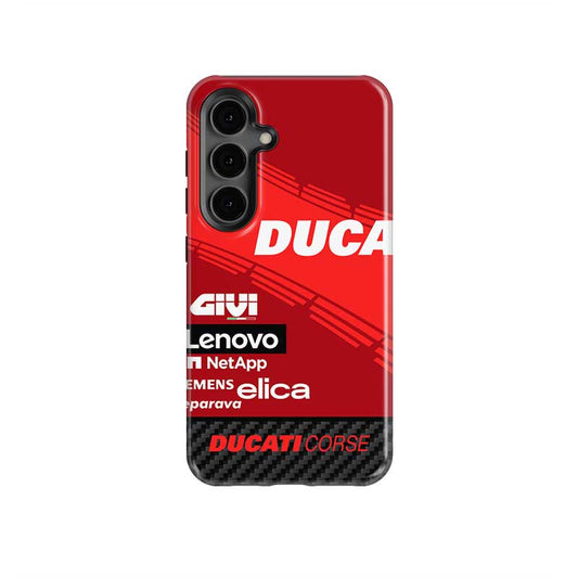 Coque Pour Téléphone SAMSUNG Livrée de l'équipe Ducati MotoGP 2024 par DIZZY