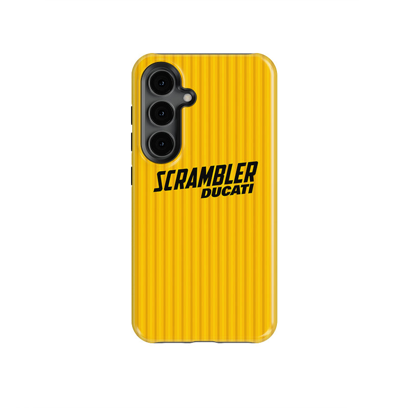 Scrambler Ducati Yellow Livery Phone Case: Sleek Style, Tough Protection