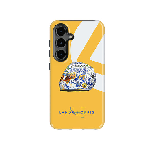 Lando Norris Hungarian GP 2024 Helmet Design – Premium Case for Samsung Phones