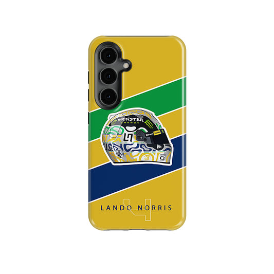 Lando Norris 2024 Monaco Grand Prix Helmet Case – Compatible with Samsung Phones