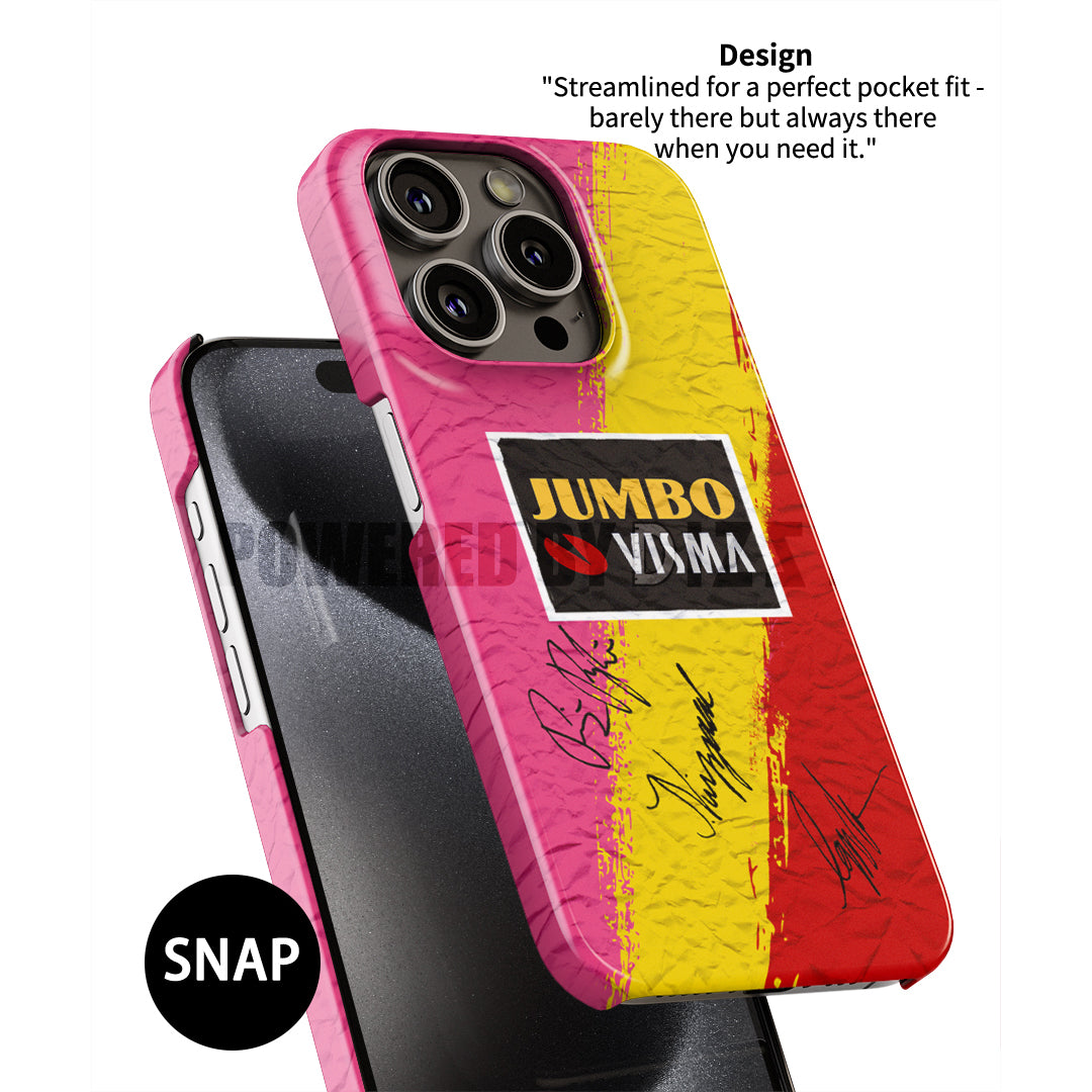 Tadej Pogacar 2024 Giro d'Italia Funda para teléfono con camiseta rosa de DIZZY